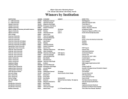 27th Annual Education Marketing Award Winners