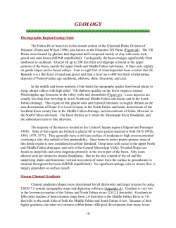 Fabius River Geology and Geomorphology
