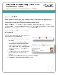 Starfish Getting Started Guide for Faculty & Staff