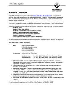 Transcript Request Form
