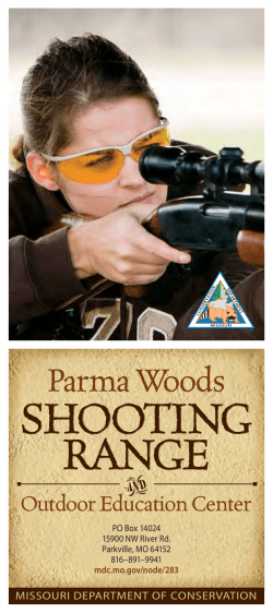 Parma Woods Shooting Range Brochure