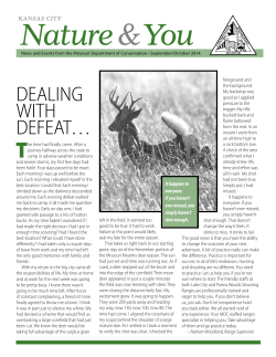 Retired: Nature and You, September-October 2014