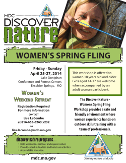 Discover Nature Women s Spring Fling Weekend Retreat