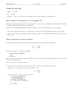 P-values