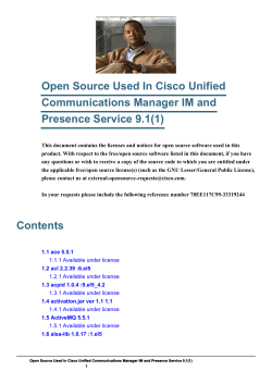http:/&acirc;&euro;&lsaquo;/&acirc;&euro;&lsaquo;www.cisco.com/&acirc;&euro;&lsaquo;en/&acirc;&euro;&lsaquo;US/&acirc;&euro;&lsaquo;docs/&acirc;&euro;&lsaquo;voice_ip_comm/&acirc;&euro;&lsaquo;cucm/&acirc;&euro;&lsaquo;im_presence/&acirc;&euro;&lsaquo;licensing/&acirc;&euro;&lsaquo;9_1_1/&acirc;&euro;&lsaquo;IM_&acirc;&euro;&lsaquo;P911OSLicenses.pdf
