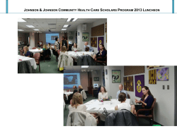 J J Scholars Program 2013 Luncheon