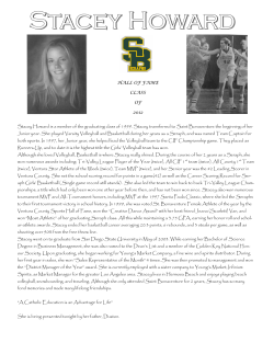 Stacey Howard ('99)