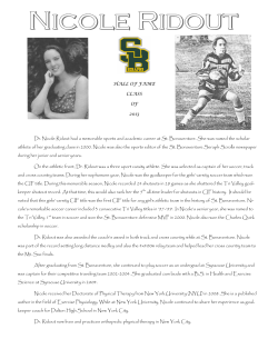Nicole Ridout ('00)