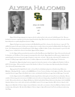 Alyssa Halcomb ('02)