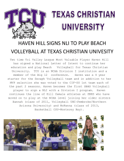 HAVEN HILL SIGNS NLI TO TCU FOR VOLLEYBALL