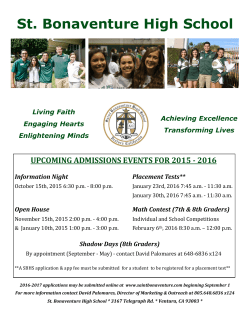 Admissions Events Sheet for 2015-2016 (PDF)