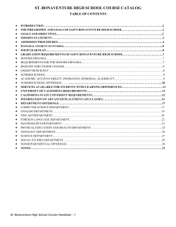 Download Course Catalog (2015-16) PDF