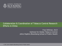 See the presentation from the 2012 world conference symposium