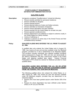 Qualified Aliens - pages 455.1 - 455.9