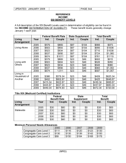 Public Assistance Standard of Need - pages 544 - 546