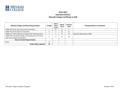 Messiah College Certificate in Autism Spectrum Disorders (ASD)