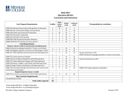 Curriculum and Instruction