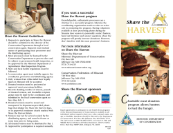 Share the Harvest Brochure