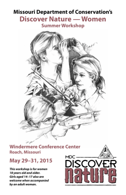 Summer Workshop Brochure
