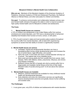 MCMC goals statement