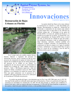 Florida Urban Stream Restorations (Sweetwater Stream) Spanish Version