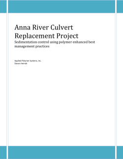 Anna River Culvert Replacement Project (Anna River, Alger County, Michigan)