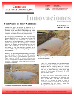 Holly Commons Subdivision (Georgia) - Spanish Version