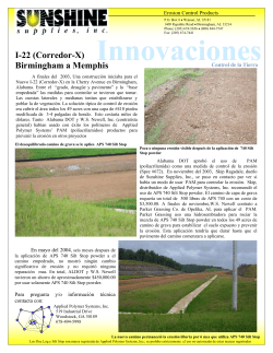 I-22 (Corridor X) Birmingham to Memphis (Alabama) Spanish Version