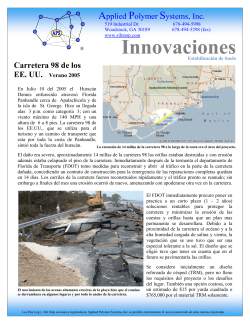 Highway 98 Case Study (Florida) Spanish Version