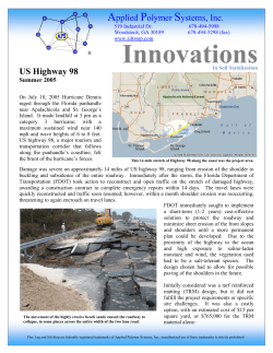 Highway 98 Case Study (Florida)