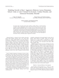 Schaeffer, C., Petras, H., Ialongo, N., Poduska, J., Kellam, S.