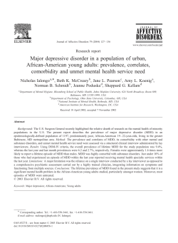 Ialongo, N., McCreary, B., Schmidt,N., Koenig, A., Pearson, J., Poduska, J., Kellam, S.