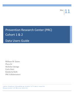 PRC Data Users Guide