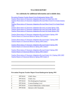 Detailed Item Documentation for Advanced Users