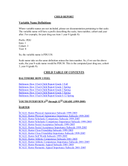 Detailed Item Documentation for Advanced Users