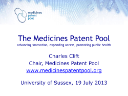 Dr Charles Clift, Centre on Global Health Security, Chatham House [PPTX 490.88KB]