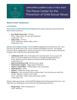 Click here for lunch options