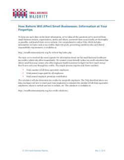 Click here to download How Refrom Will Affect Small Businesses .