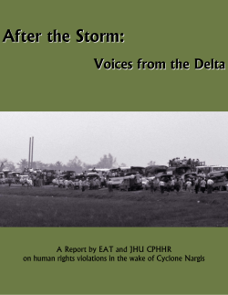 After the Storm: Voices from the Delta (Executive Summary)