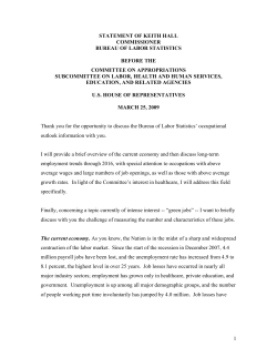 Testimony delivered on Wednesday, March 25, 2009