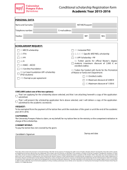 prospective scholarship holder application form