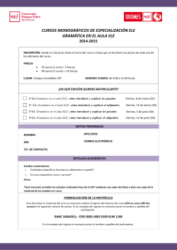 Formulario inscripcixn monogrxfico ELE curso 14-15
