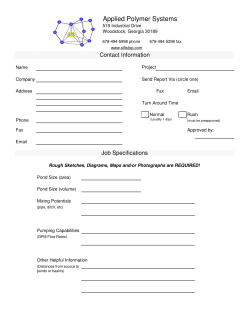 Pond Clarification & Dewatering Samples
