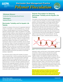 EPA Flocculant Handout