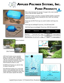 APS Pond Products