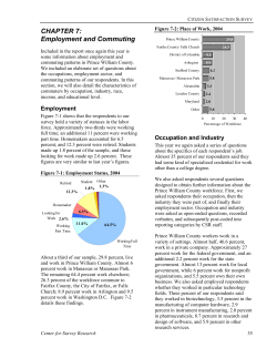 Employment and Commuting