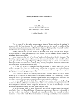 " Stanley Saitowitz's Transvaal House "