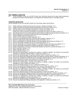 Lesson 3: Pediatrics