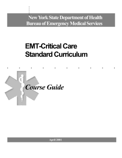 AEMT-CC Standard Curriculum