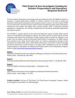 Learn About Funding Opportunities